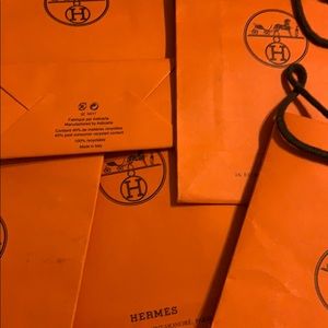 12 varies size Hermes boxes, 3 Hermes gift bags